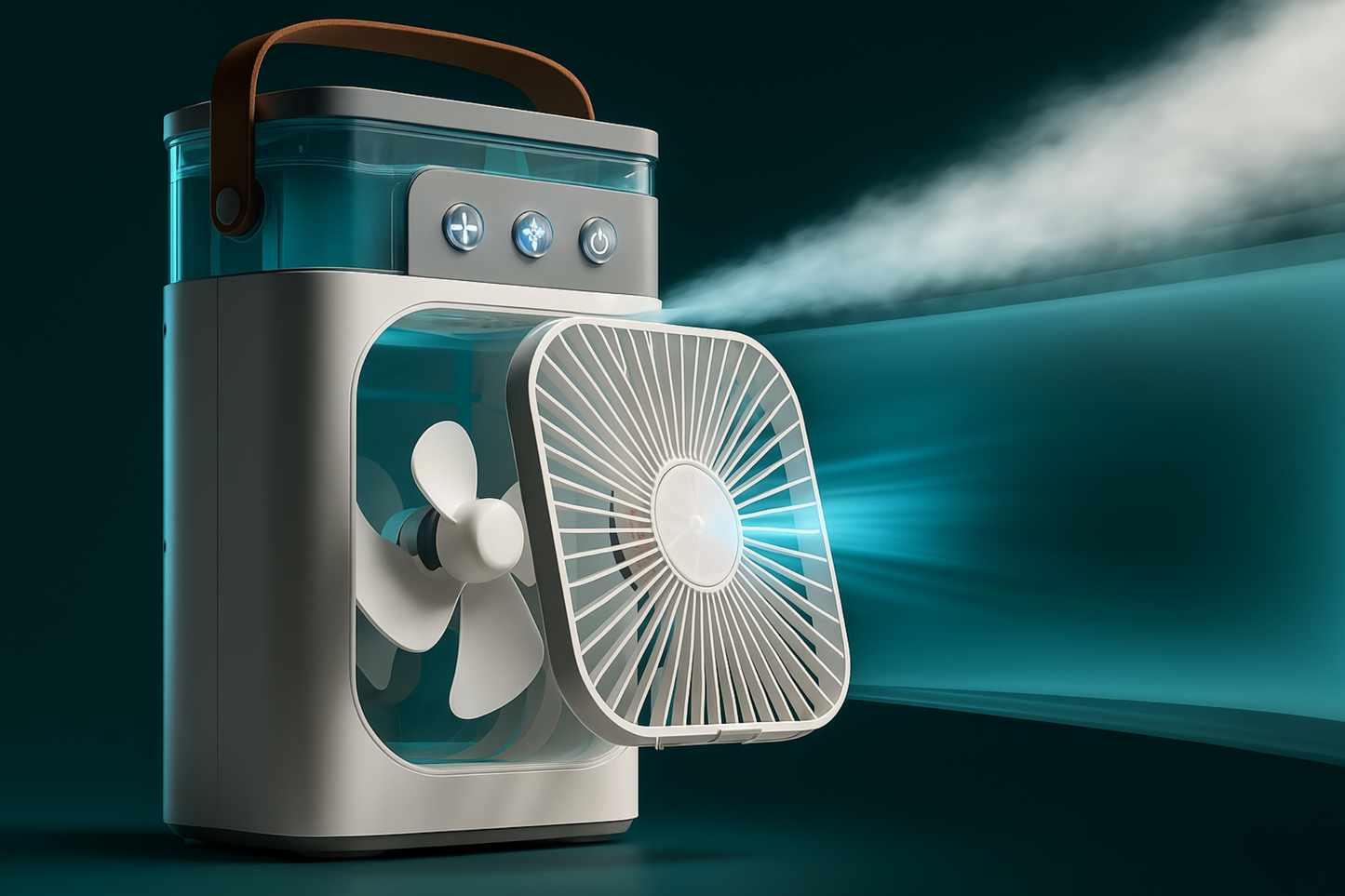 🌀 CoolBreeze™ USB Air Cooler Fan – Stay Chill Anywhere! 🔌❄️