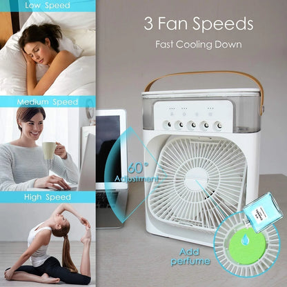 🌀 CoolBreeze™ USB Air Cooler Fan – Stay Chill Anywhere! 🔌❄️