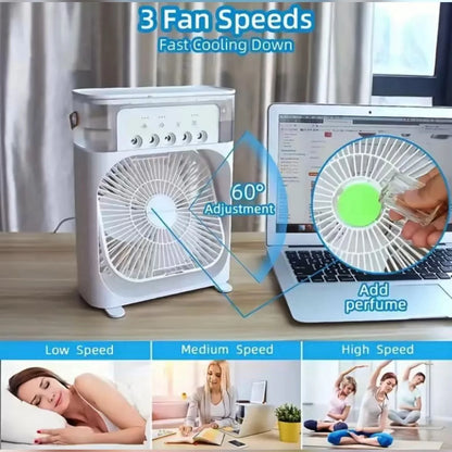 🌀 CoolBreeze™ USB Air Cooler Fan – Stay Chill Anywhere! 🔌❄️