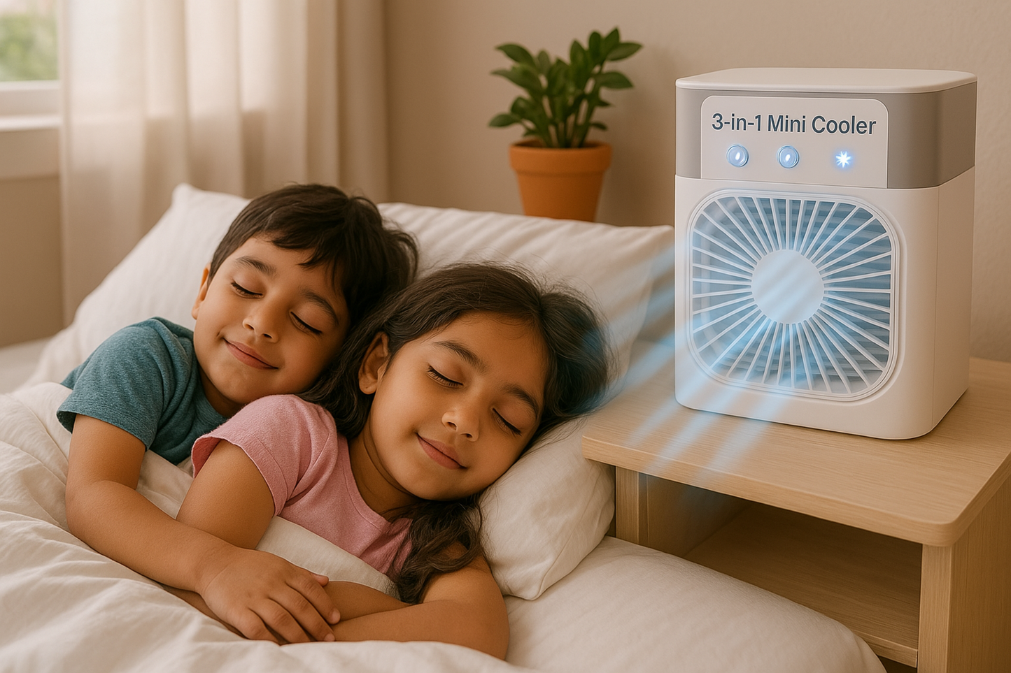🌀 CoolBreeze™ USB Air Cooler Fan – Stay Chill Anywhere! 🔌❄️