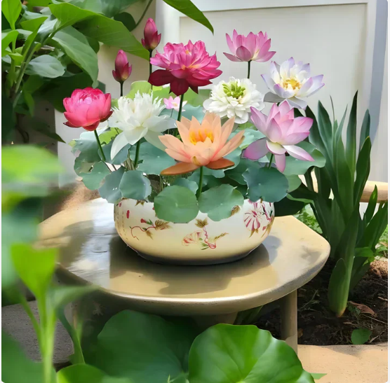 Divine Lotus Flower Seeds – Indoor Water Garden Set (100seeds)